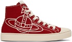 Vivienne Westwood Red Plimsoll Sneakers