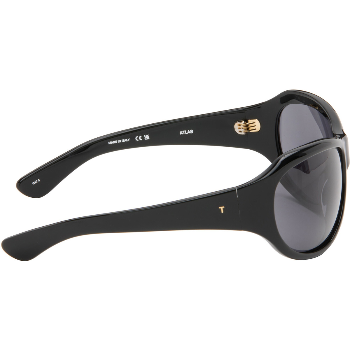 THISTLES Black 'The ATLAS' Sunglasses