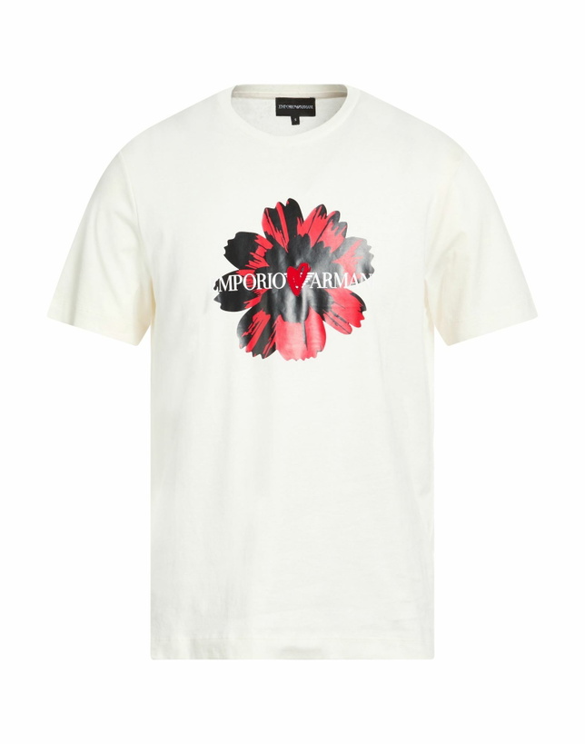 Photo: Emporio Armani Mens T-shirt in Ivory