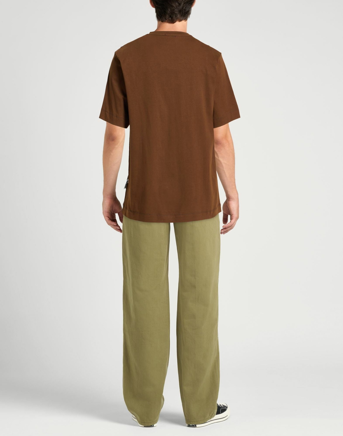 Berna Mens T-shirt Chocolate in Brown