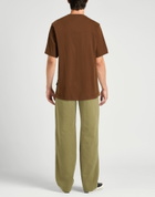 Berna Mens T-shirt Chocolate in Brown