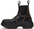 Maison Margiela Black Chunky Chelsea Boots