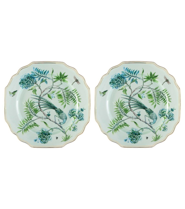 Photo: Aquazzura Casa Secret Garden set of 2 dinner plates