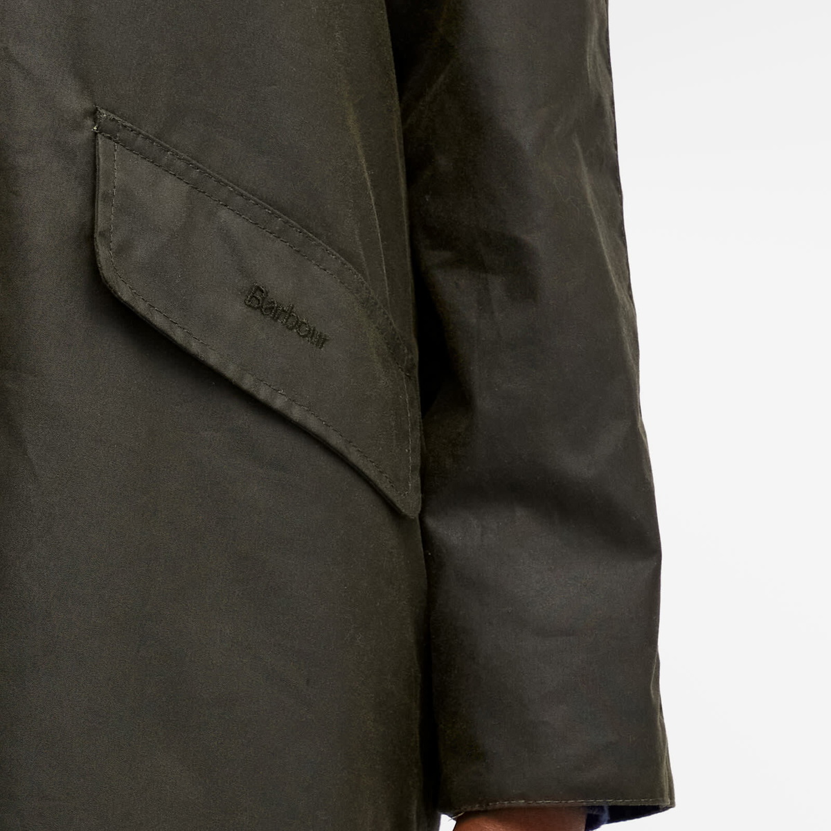 Barbour Women's x Alexa Chung Dorothy Long Wax Jacket in
