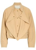 Isabel Marant Tricia Layered-effect Woven Jacket Camel