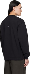 WTAPS Black SIGN-YD Long Sleeve T-shirt