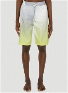 Ombre Swim Shorts in Yellow