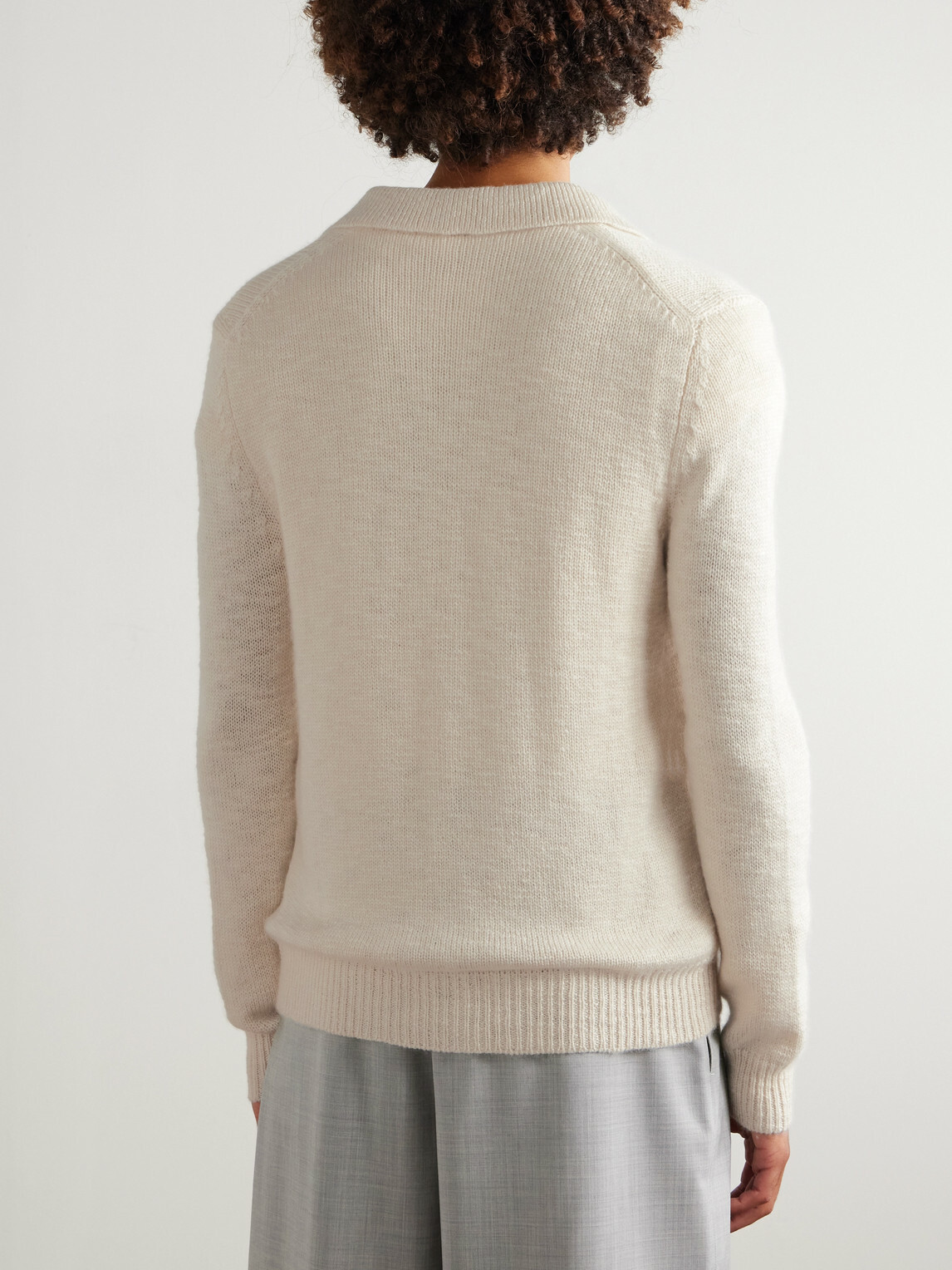 Gabriela Hearst - Aled Cashmere Polo Shirt - Neutrals