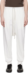 Rick Owens DRKSHDW Off-White Temple Drawstring Sweatpants