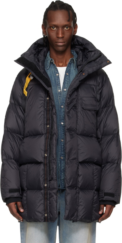 Photo: Parajumpers Black Bold Parka Hooded Down Jacket