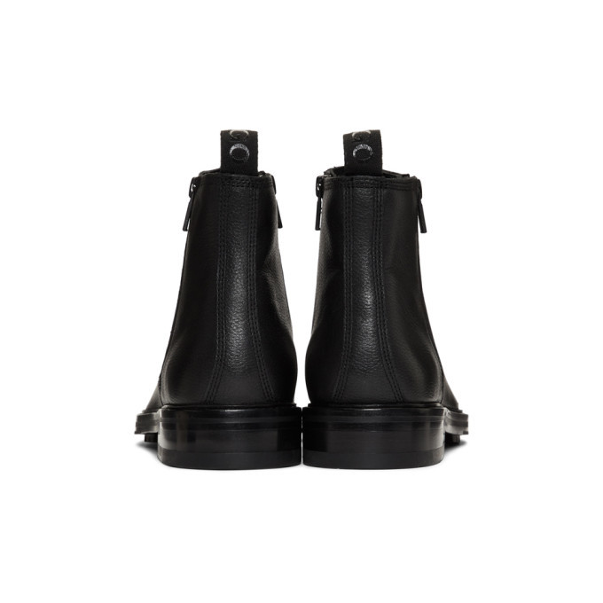Hugo Black Bohemian Zip Boots Hugo Boss display picture 2
