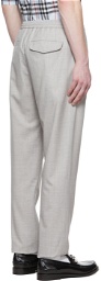 Burberry Grey Virgin Wool Trousers