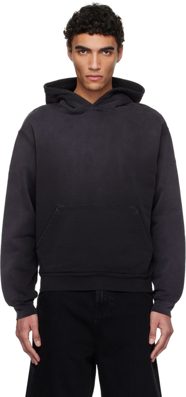 Photo: 1017 ALYX 9SM Black Garment Dye Boxy Hoodie