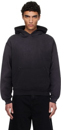 1017 ALYX 9SM Black Garment Dye Boxy Hoodie