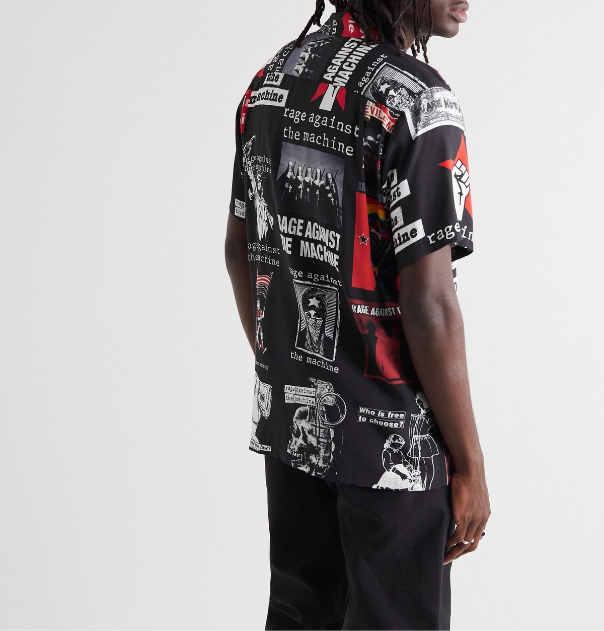 Wacko Maria - Rage Against the Machine Camp-Collar Printed Woven