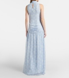 McQueen Polka-dot silk gown