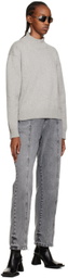 Han Kjobenhavn Gray Rib Trim Turtleneck