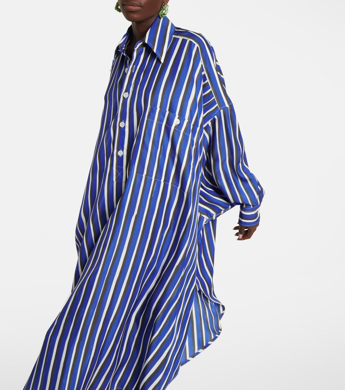 ワンピース BOTTEGA VENETA POPLIN SHIRT DRESS Stretch Poplin Shirt Dress By Bottega Veneta | Moda Operandi