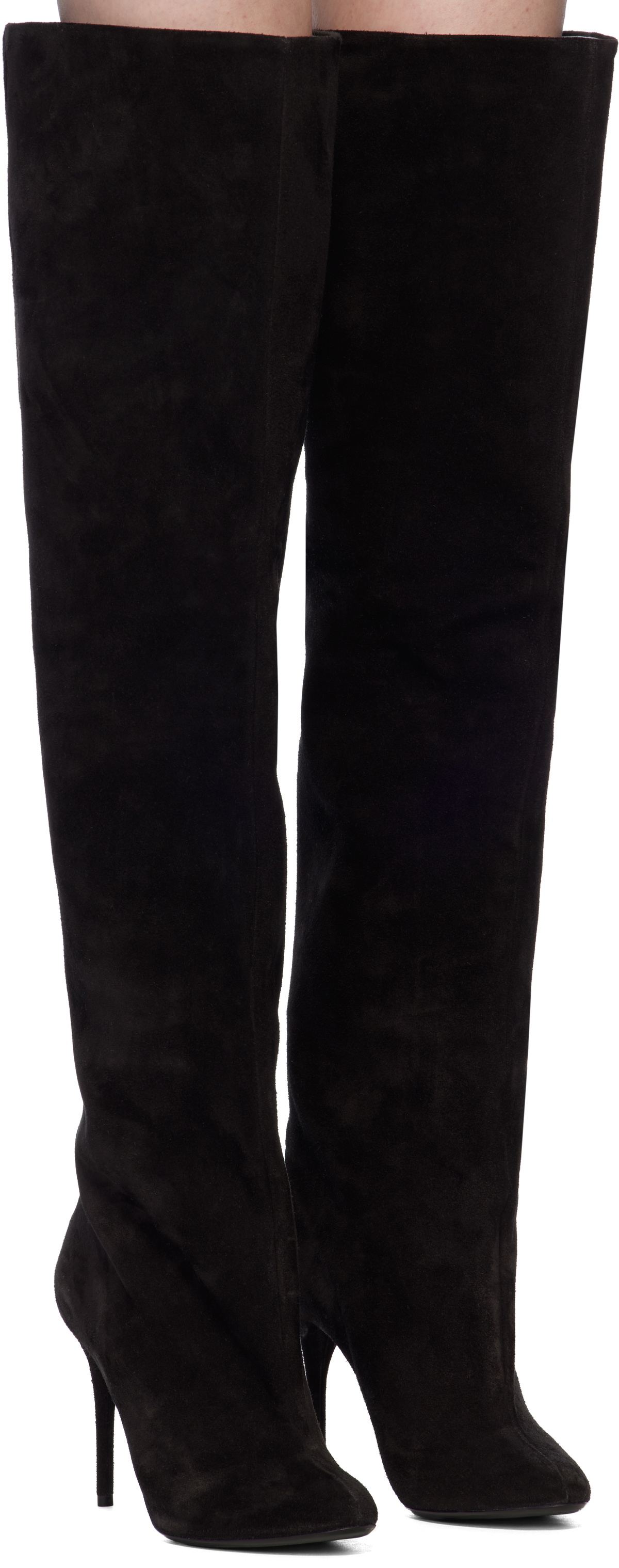 ALAÏA Black Decollete Boots
