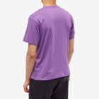 PACCBET Men's Small Logo T-Shirt in Purple