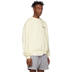 Essentials Off-White Pullover Crewneck Sweatshirt