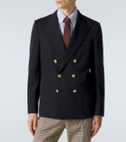 Valentino Double-breasted virgin wool blazer