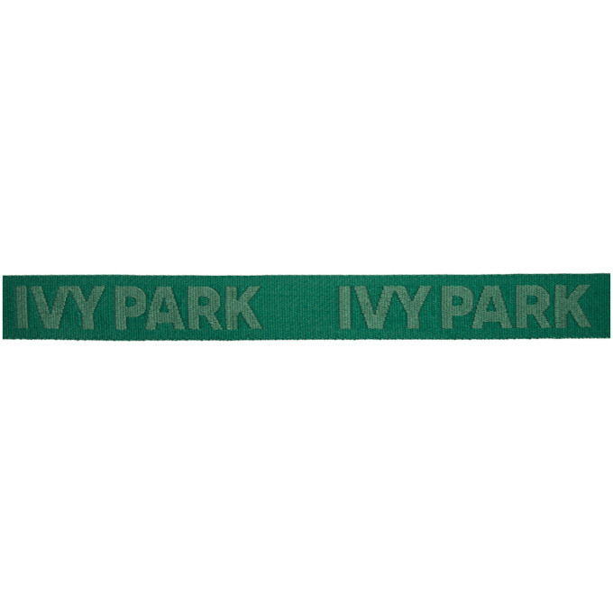 adidas x IVY PARK Green IVP Logo Belt adidas x IVY PARK display picture 3