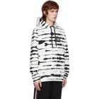 Burberry White and Black Watercolor Hoodie