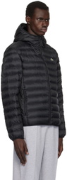 Lacoste Black Zip Puffer Jacket