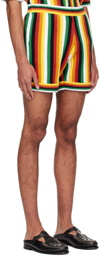 Casablanca Multicolor Striped Shorts
