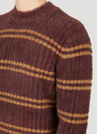 La Maille Pescadou Sweater in Brown