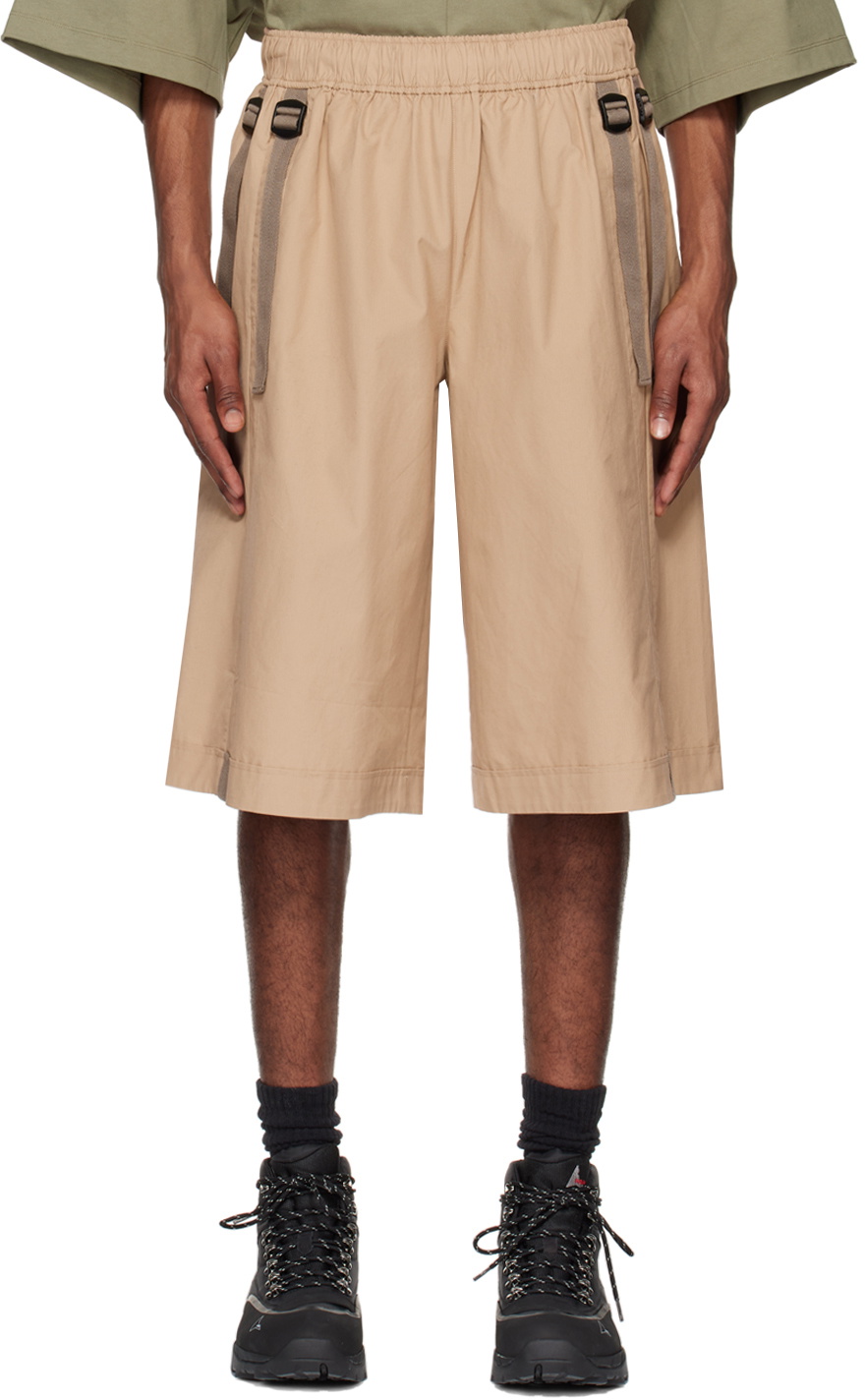 A. A. Spectrum Beige Blinders Shorts