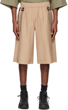 A. A. Spectrum Beige Blinders Shorts