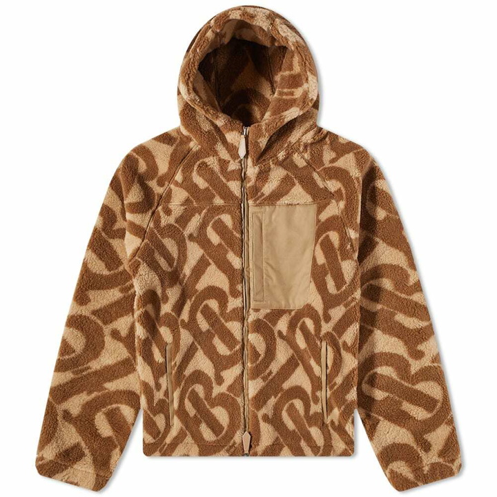 Photo: Burberry Men's Dartmouth TB Fleece Jacket in Soft Fawn