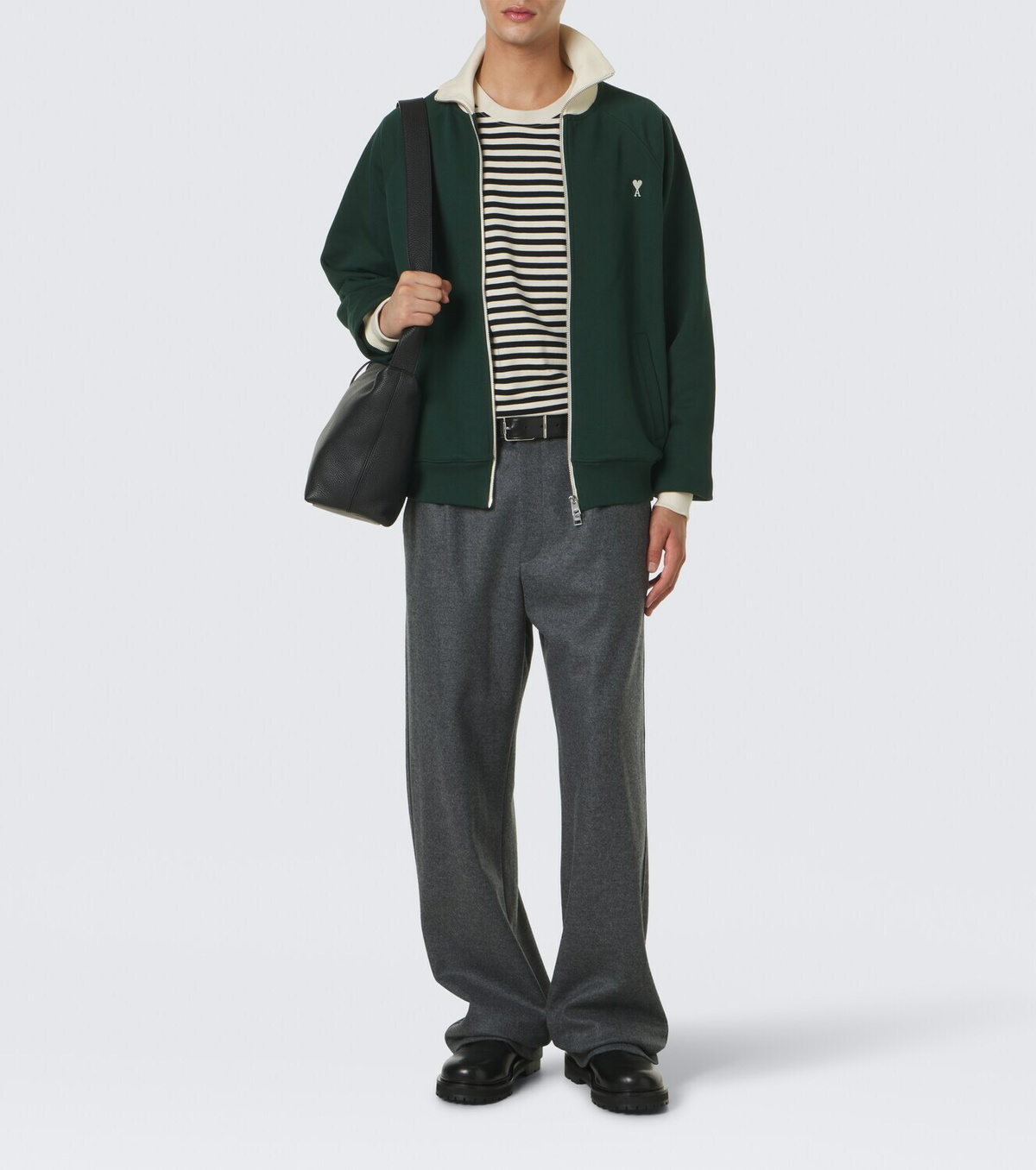 Ami Paris Ami de Coeur cotton jersey sweatshirt