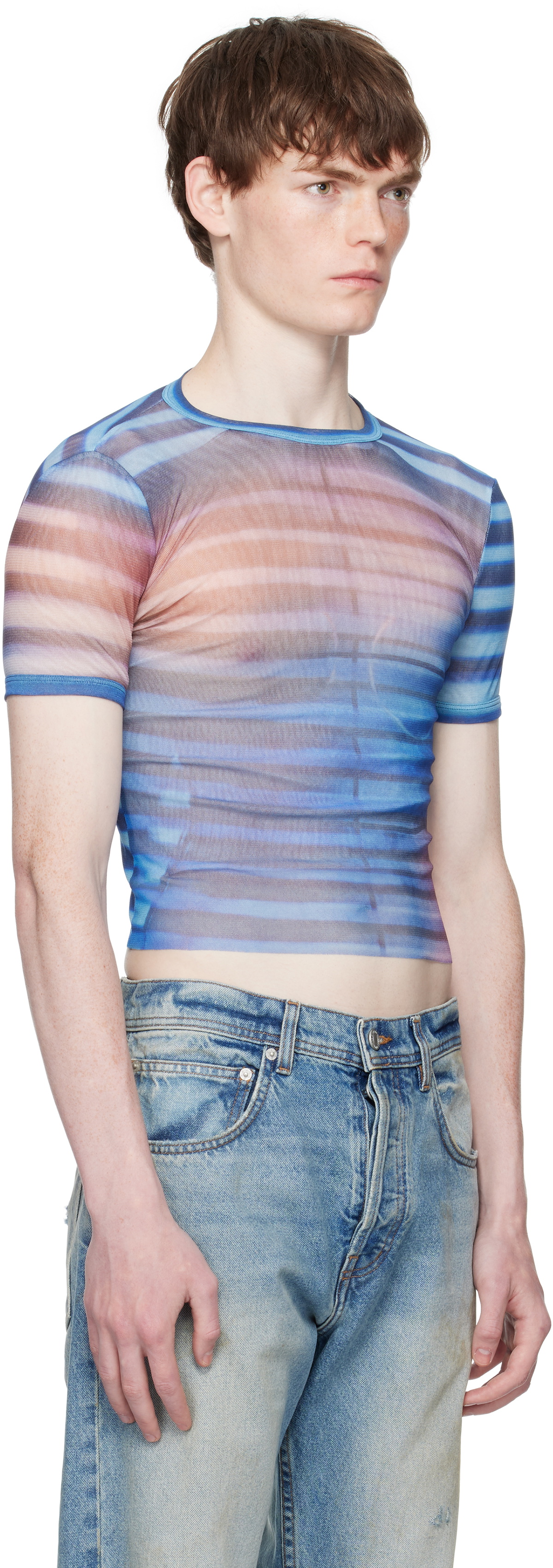 Jean Paul Gaultier Blue 'The Air' Baby T-shirt