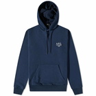 A.P.C. Men's Marvin Small Logo Hoody in Navy