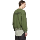 Unravel Green Oversized Motion Sweatshirt