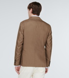 Lardini - Single-breasted cashmere and silk blazer