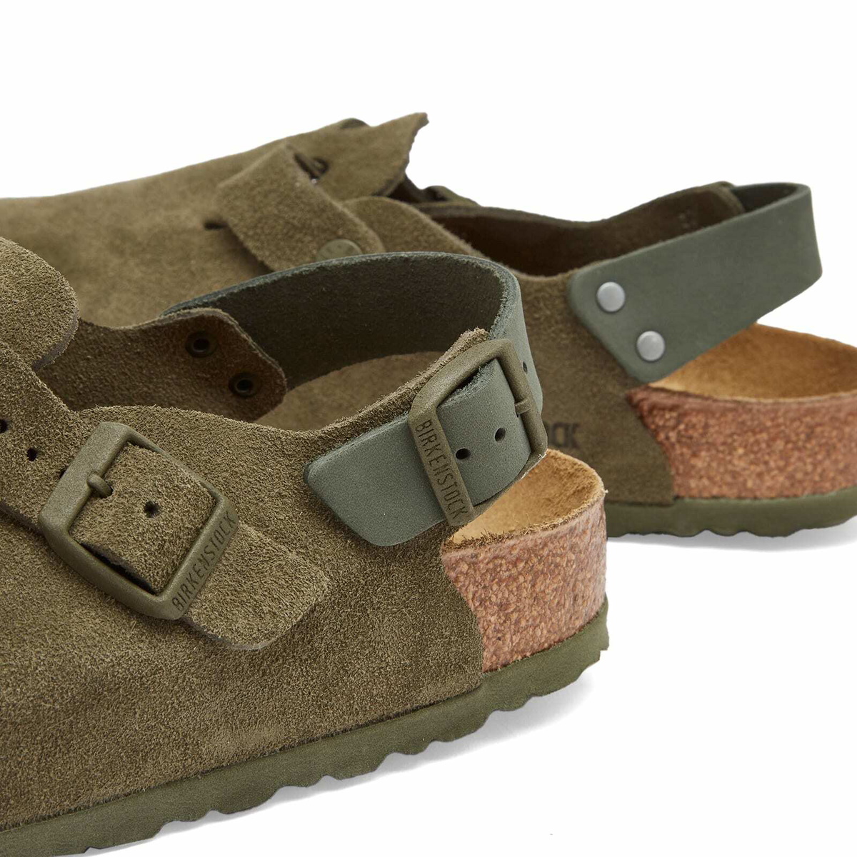 Birkenstock Tokio in Thyme Suede
