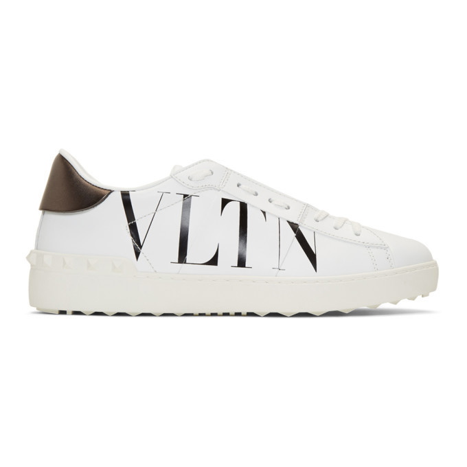 Photo: Valentino White and Black Valentino Garavani VLTN Open Sneakers