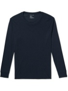 Hamilton And Hare - Thermal Lyocell and Cotton-Blend Jersey Pyjama Top - Blue