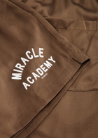 Nahmias Miracle Academy Stretch-silk Satin Shorts Brown