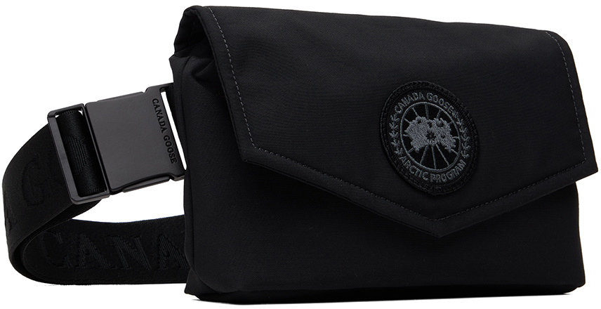 Canada Goose Black Mini Waist Pack Pouch