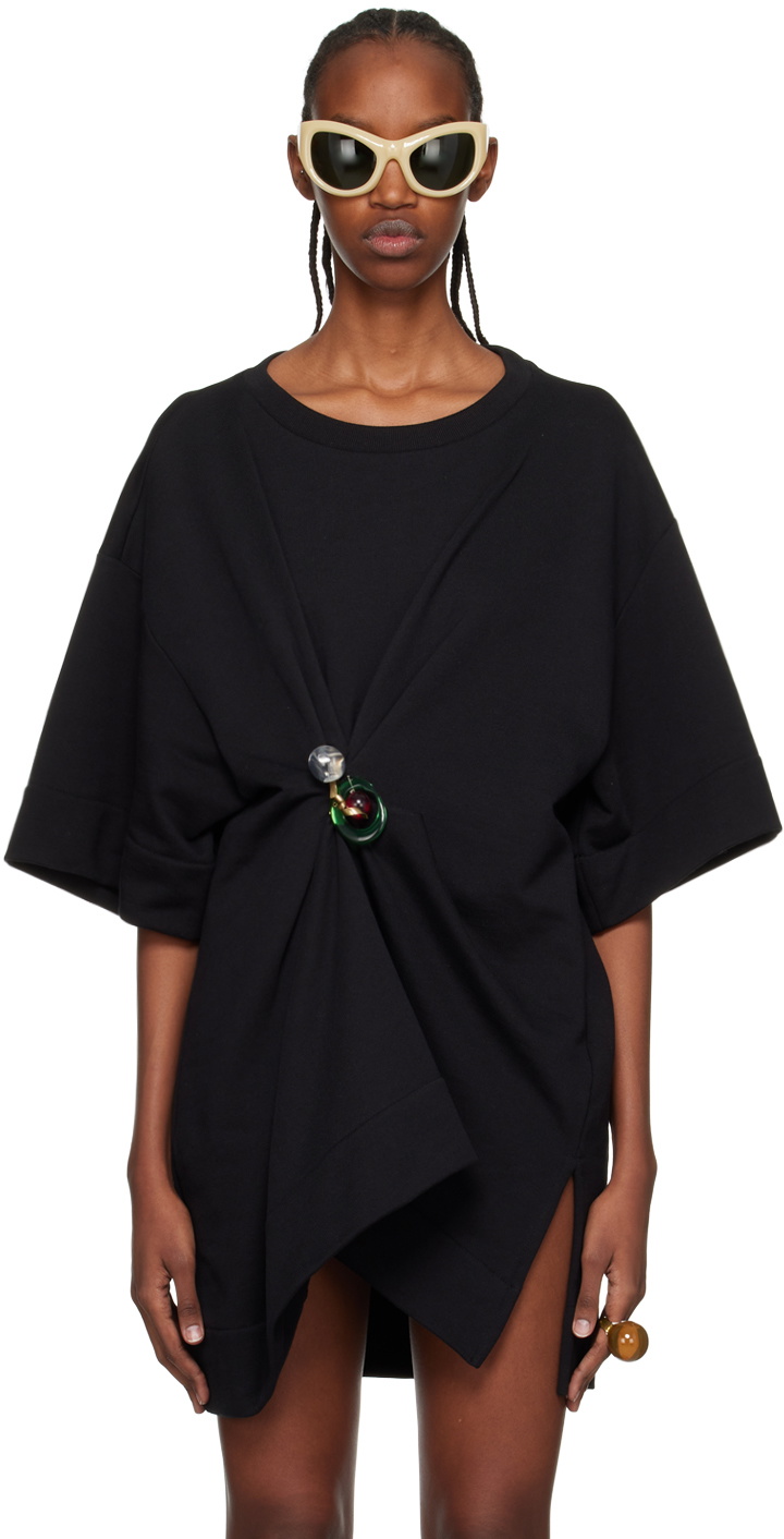 Dries Van Noten Black Brooch T-Shirt Dries Van Noten