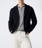 Allude Hooded wool and cashmere jacket