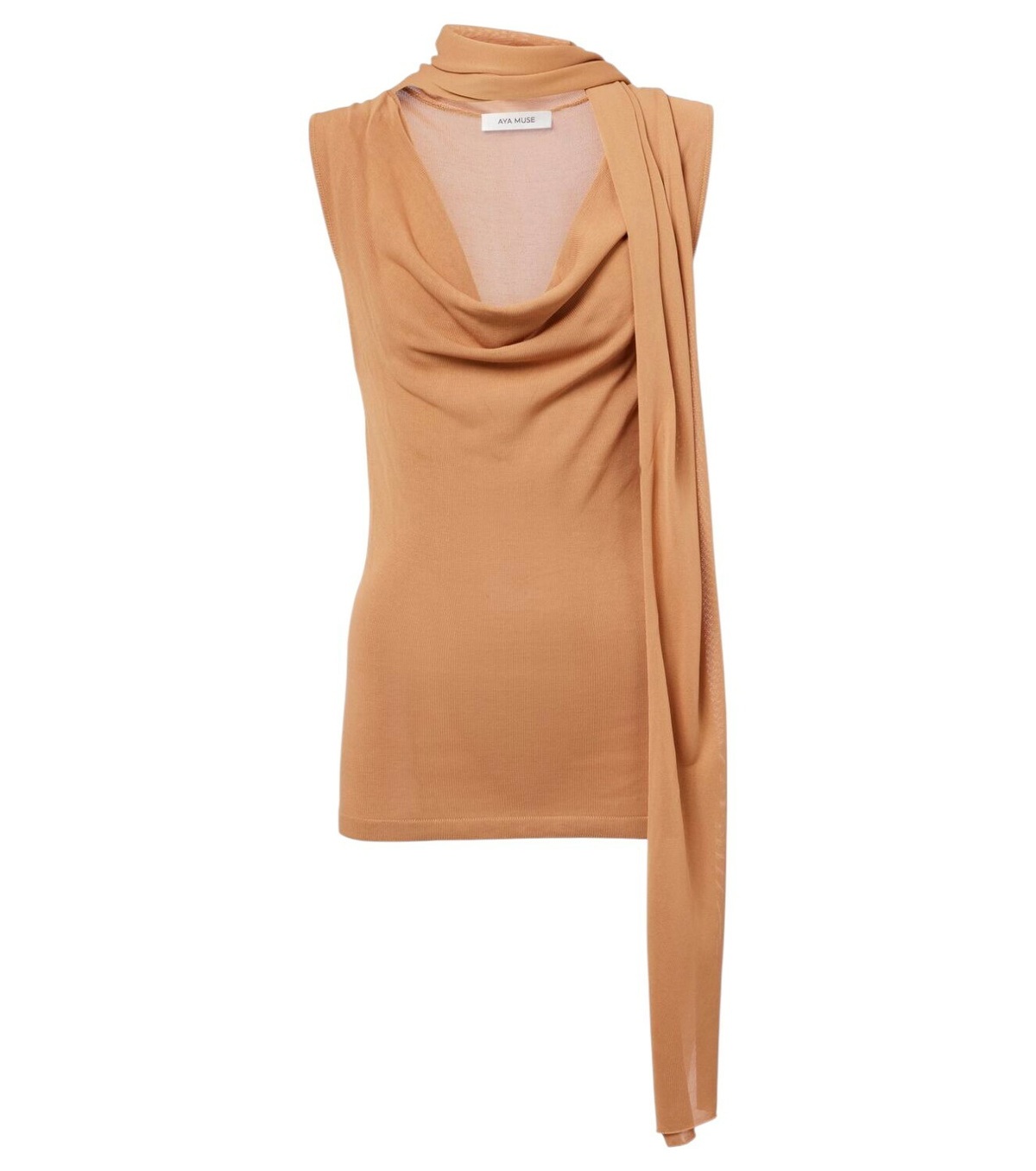 Aya Muse Scarf-detail maxi dress Aya Muse