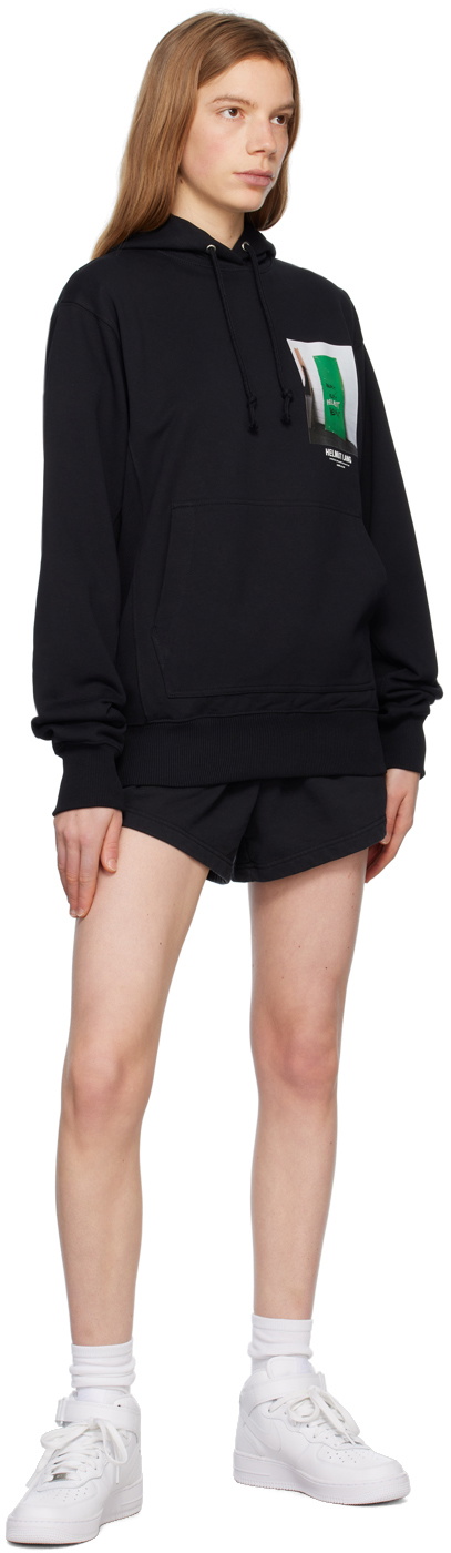 Helmut Lang Black Photo Hoodie