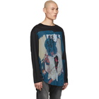 Yohji Yamamoto Black Yohji Face Long Sleeve T-Shirt