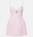 Blumarine Embellished crêpe minidress